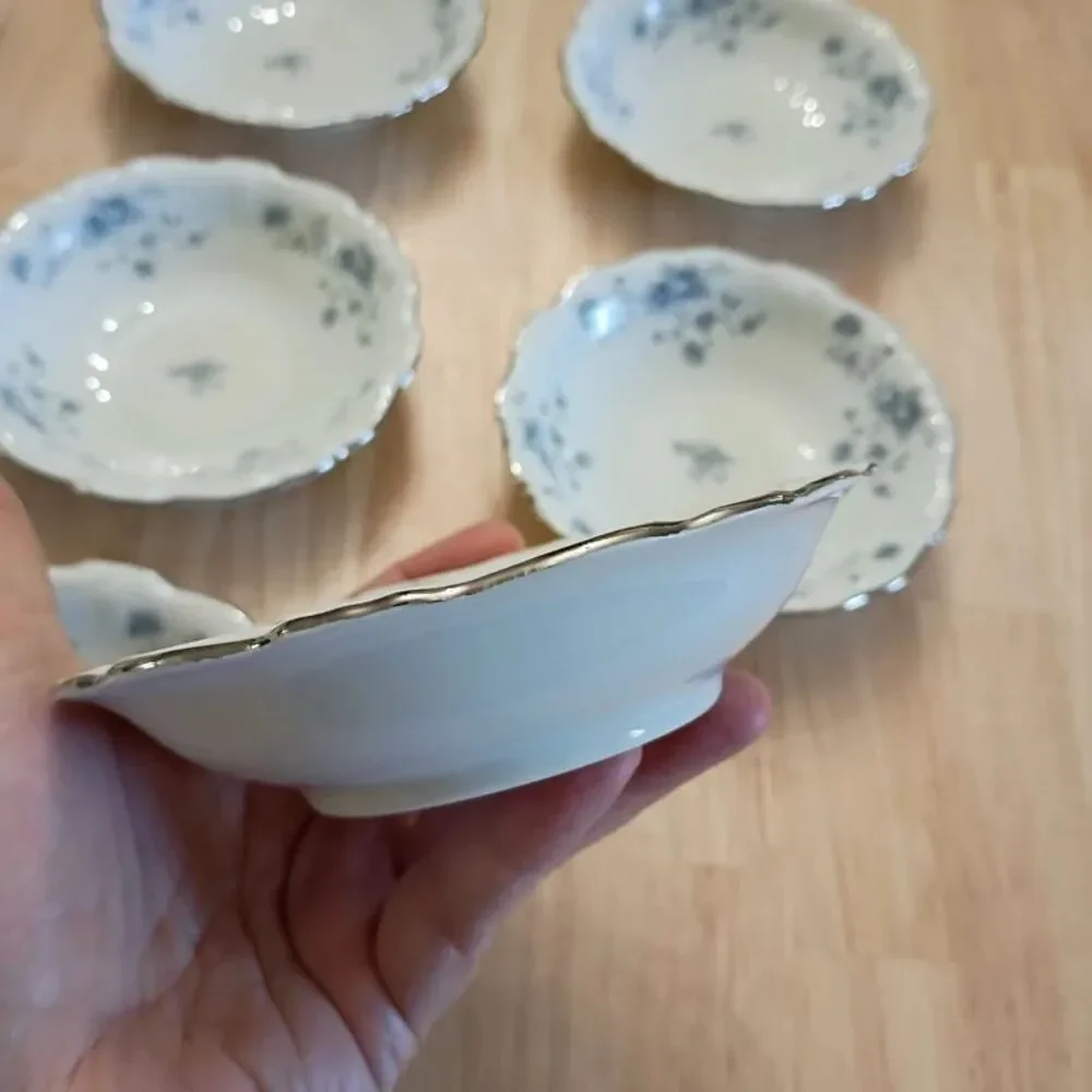 Vintage Johann Haviland Bavaria Germany Set of 9 - 5 Inch Dessert Bowls